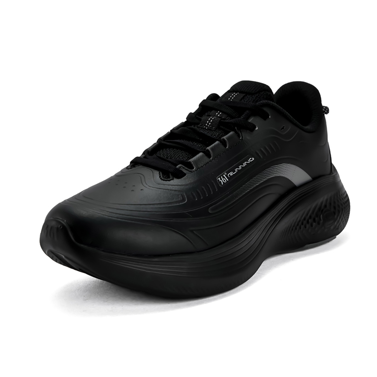 361° Cushioning, Wear Resistant Low top Casual Running Shoes Men’s Obsidian Black