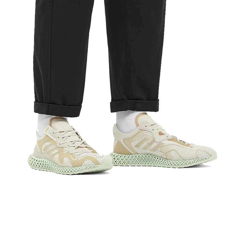 Мужские кроссовки adidas 4D Dune (зеленые) — фото 6