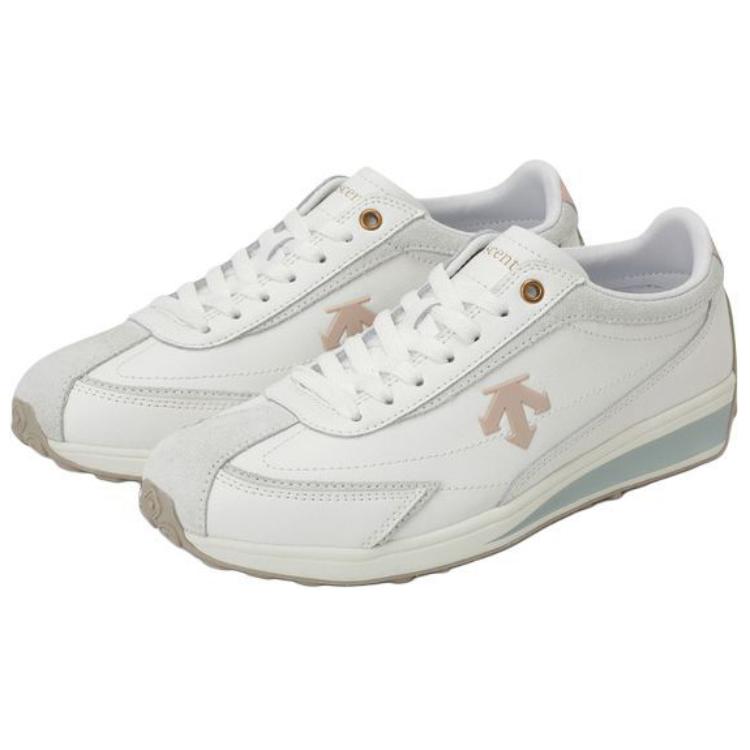 DESCENTE Cron Racer Low top Casual Running Shoes Unisex White
