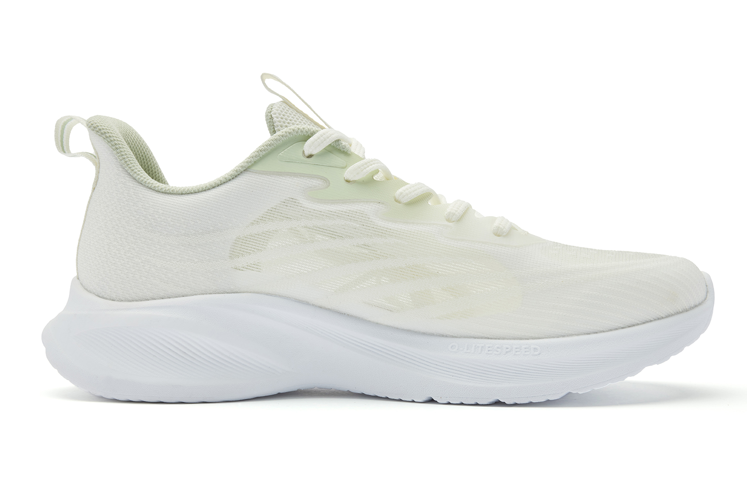 QIAODAN Light Speed LITE Breathable Lightweight Breathable And Lightweight Low top Running Shoes Women’s Ivory