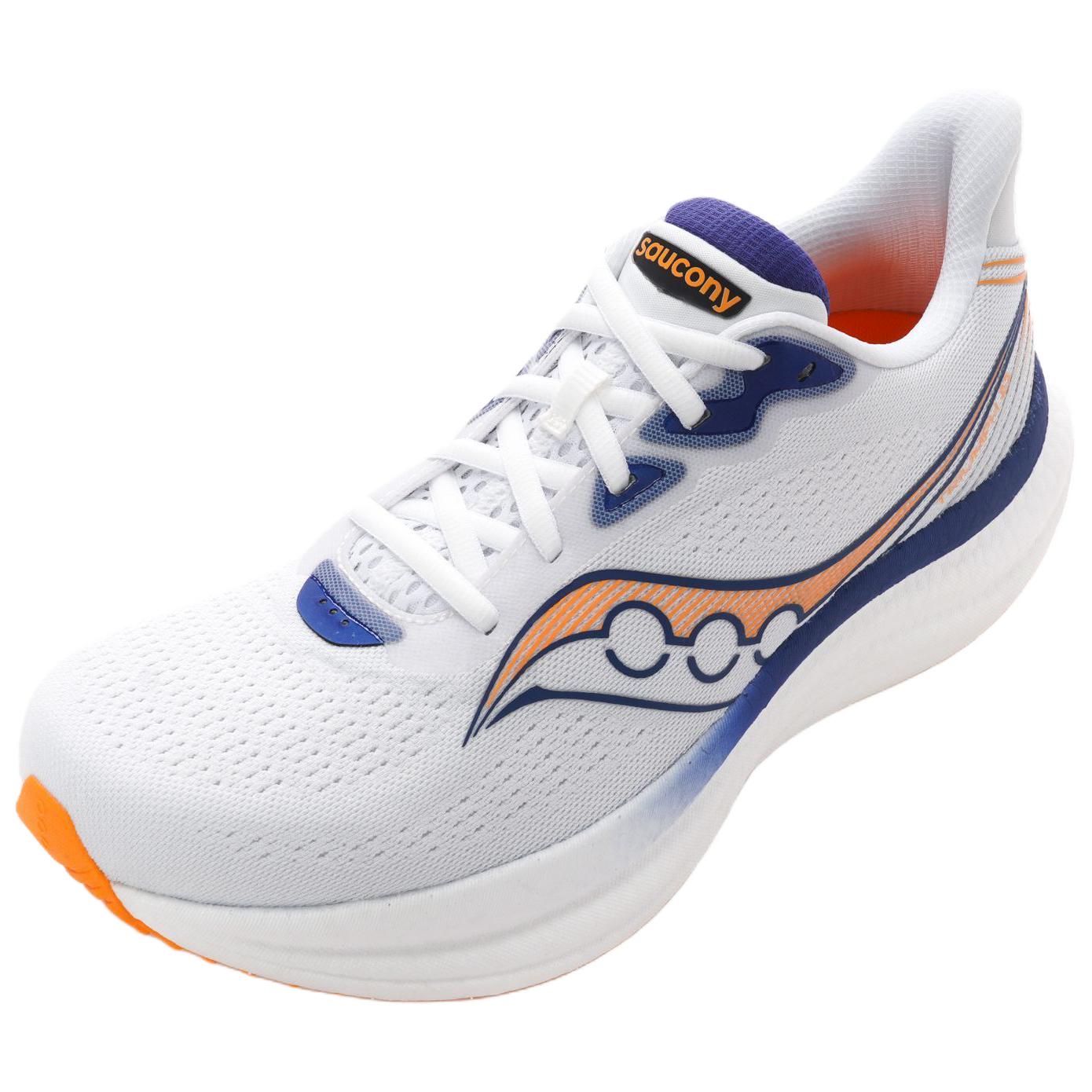 Saucony Triumph Victory 23 Low top PWRRUNPB Training Long Distance Running Sprint Running Shoes Men’s White