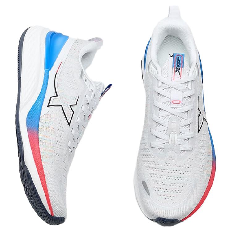 XTEP Cushioning Rebound Low top Running Shoes Men’s White Red Blue