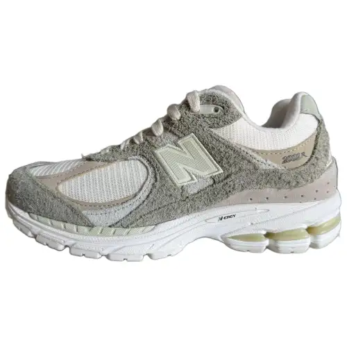 New Balance NB 2002R Low top Casual Running Shoes Unisex White Green Wide Fit