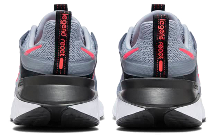 Мужские кроссовки Nike Legend React 2 (серый / красный) — фото 5