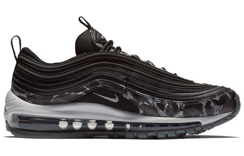 Женские кроссовки Nike Air Max 97 Camo Black Cool Grey (W) (серые) — 迷彩/灰/白 — фото 2