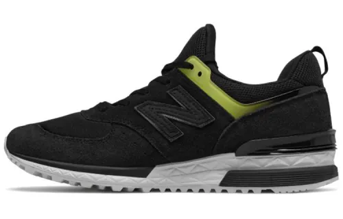 New Balance Fresh Foam Suede 574 Low Top Black/Grey Women's