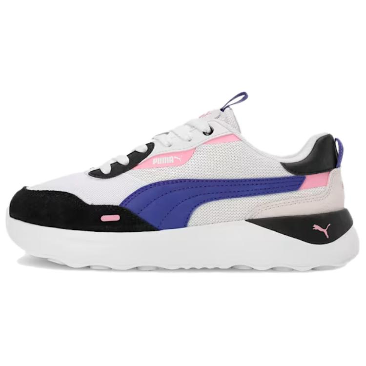 PUMA Runtamed Trendy Slip Resistant Abrasion Resistant Low top Running Shoes Women's White