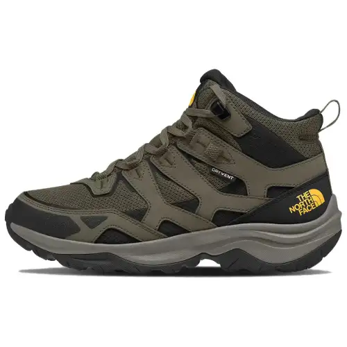 THE NORTH FACE HEDGEHOG 3 Abrasion Resistant Short Outdoor Boots Men's Brown Green