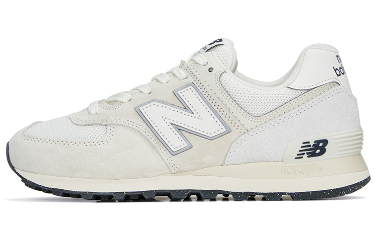 New Balance NB 574 Spring Fresh light spring style comfortable and versatile couple low top running shoes men and women same style gray white