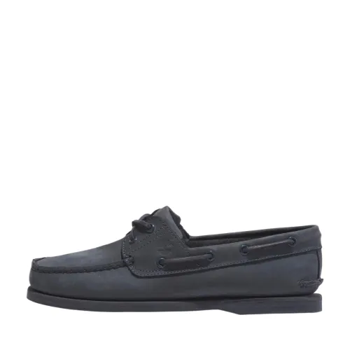 Timberland Classic Boat Leather Boat Shoes Men's Dark Blue