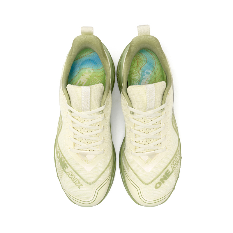 ONEMIX Mulan Creek Running Shoes Unisex Green Water Teal
