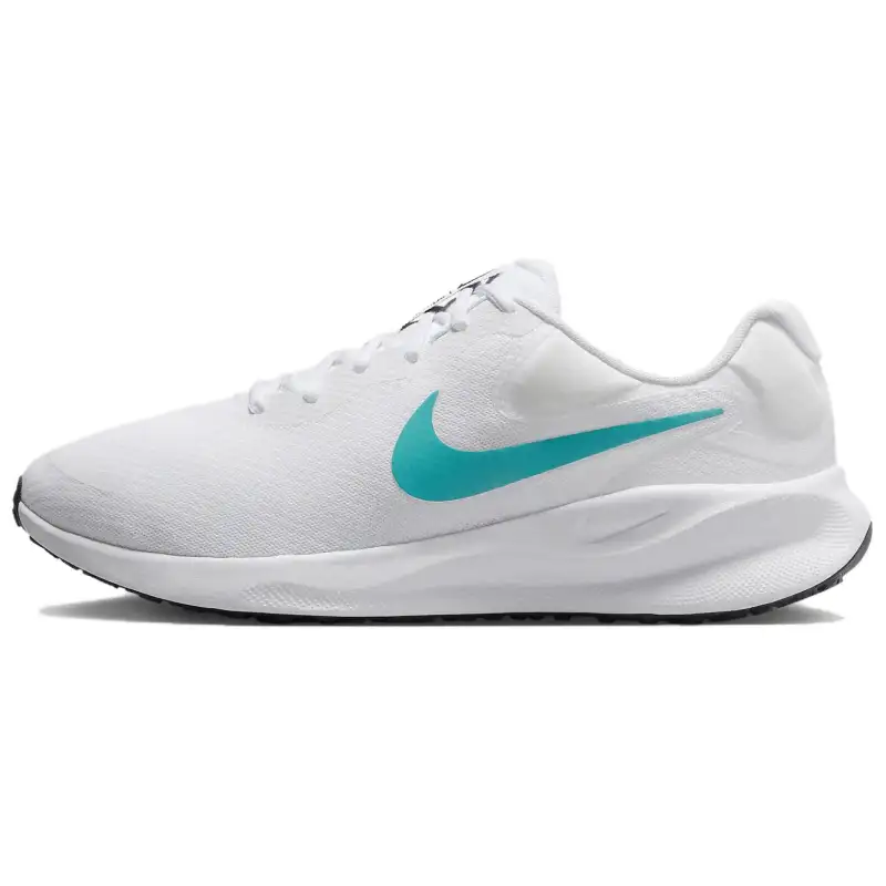Nike REVOLUTION 7 Soft And Comfortable Low top Running Shoes Men's White