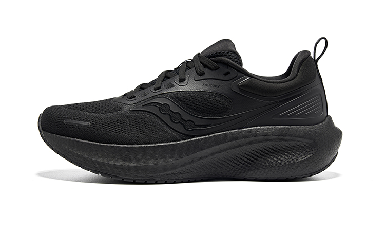 Saucony Surge 3 Mesh Cushioning Support Low top Running Shoes Unisex Black