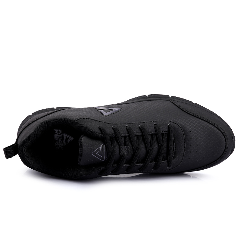 PEAK Synthetic Leather Slip Resistant, Abrasion Resistant, Waterproof, And Breathable Low top Running Shoes Men’s