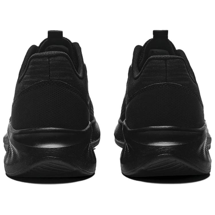 QIAODAN Slip Resistant Abrasion Resistant Low top Casual Running Shoes Men’s Black