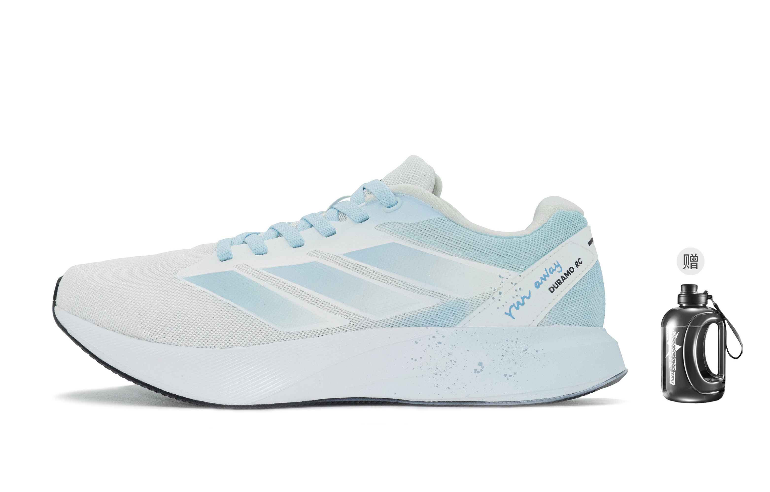 Adidas Duramo RC Cushioning Breathable Low top Sprint Racing City Commuting Running Shoes Unisex Blue White