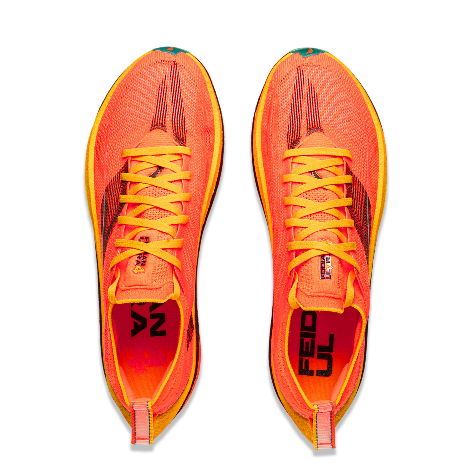 Li Ning Feidian 4 Ultra Running Shoes Unisex Low Top Neon Vibrant Orange