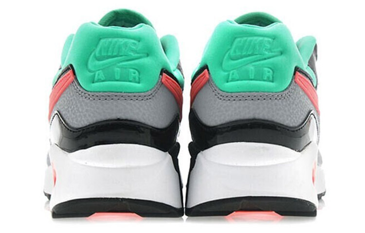 Женские кроссовки Nike Air Max ST (черно-красно-зеленые) — фото 5