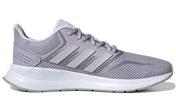 Женские кроссовки adidas neo Runfalcon 1.0 (фиолетово-серо-белые) — Фиолетовый / серый / белый — фото 2