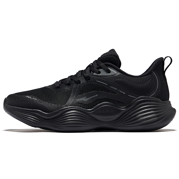 Erke Bao Dan 2Pro Cushioning Abrasion Resistant Slip Resistant Low top Running Shoes Women’s Jet Black