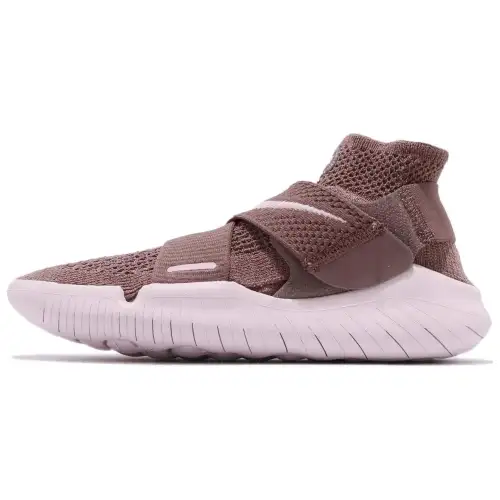 Nike Free RN Motion Flyknit 2018 Non slip Lightweight High top Running Shoes Women's Umber