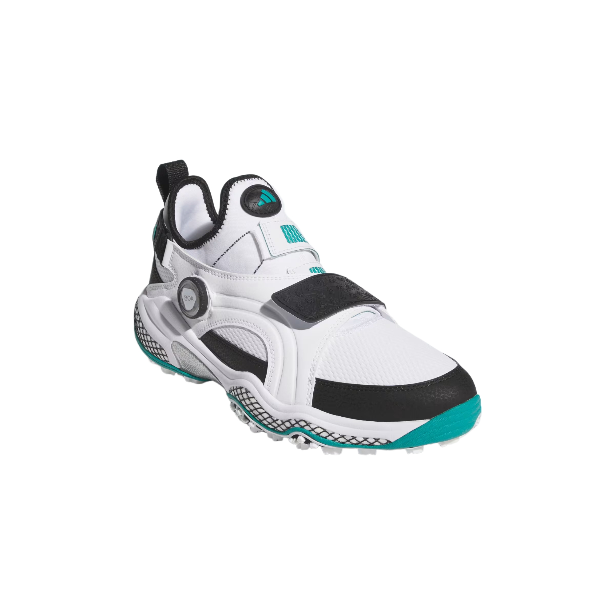 Adidas CODECHAOS 25 Abrasion Resistant Mid top Golf Shoes Unisex Black White