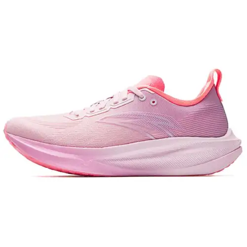 Anta Horsepower 2 Low top Nitrogen Technology Marathon Long Distance Running Shoes Men's Cute Fondant Pink