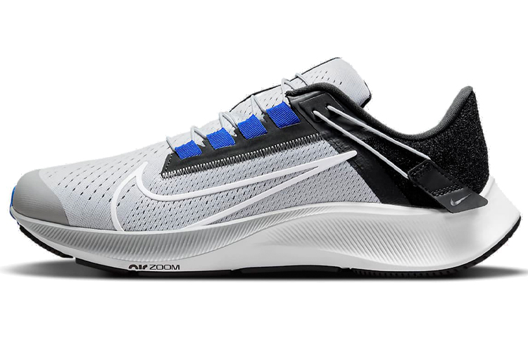 Nike Pegasus 38 Air Zoom FlyEase Pegasus 38 track and field sports fabric shock-absorbing non-slip wear-resistant breathable low-top marathon running shoes men's gray black blue
