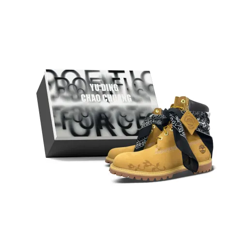 Timberland Waterproof And Wear resistant Short Outdoor Boots Low Heel Men's Yellow