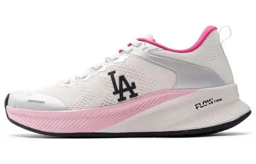 MLB Chunky Runner Ath Flow Cushioning Abrasion Resistant Lightweight Low top Casual Running Shoes Women's Silver Pink