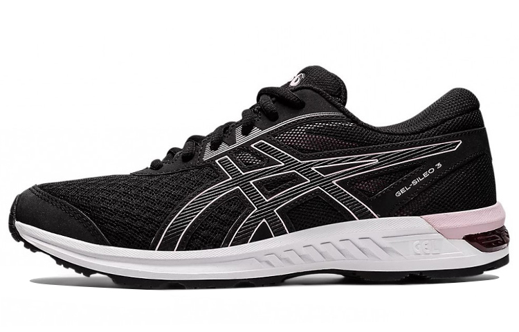 Asics Gel Sileo 3 Comfortable Breathable Low top Running Shoes Women's Black