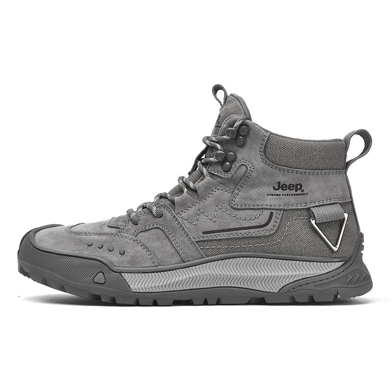 Jeep Abrasion Resistant Mid top Outdoor Shoes Men’s Gray