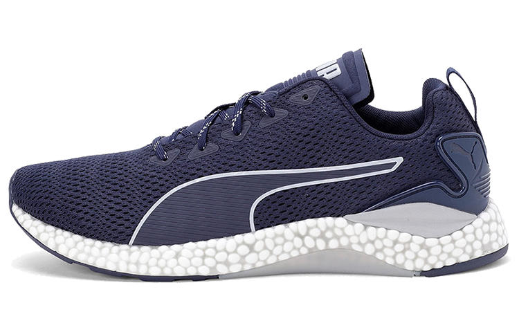 PUMA Hybrid Runner V2 Cushioning Abrasion Resistant Lightweight Low top Running Shoes Men's Marine Blue