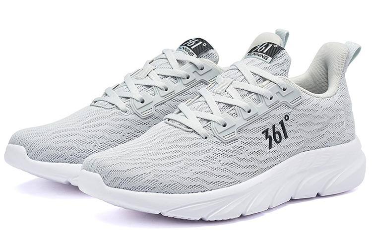 361° Athleisure Cushioning, Wear Resistant Low top Running Shoes Men’s Photon Gray Obsidian Black