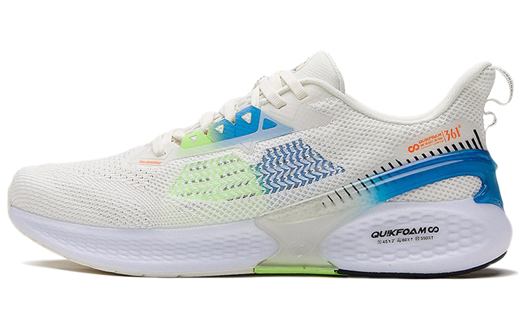 361° Flying Wing Slip Resistant Slip Resistant Low top Running Shoes Men’s White Green
