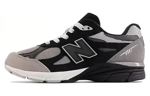 DTRL x New Balance NB 990 V3 Comfortable Low top Running Shoes Men's Black Gray