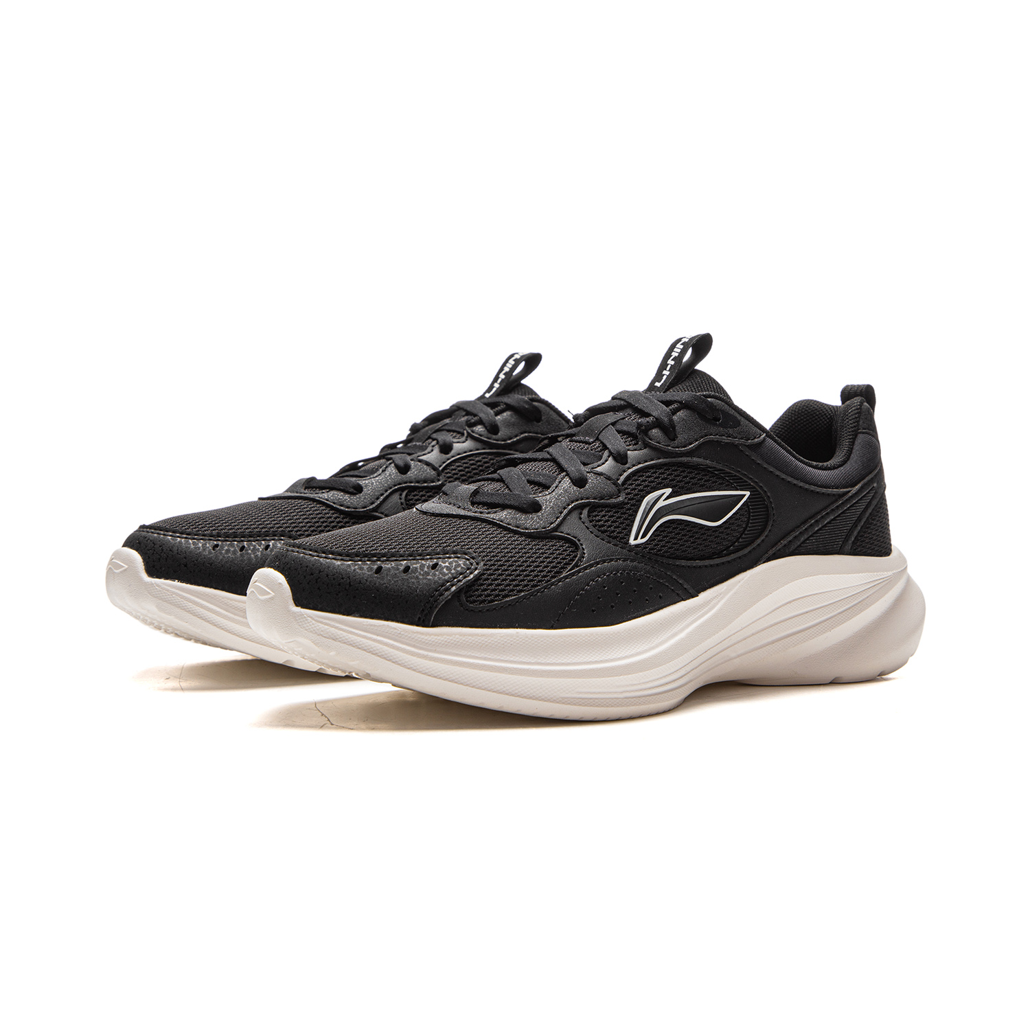 Li Ning Light Breeze V2 Cushioning Slip Resistant Abrasion Resistant Lightweight Rebound Low top Casual Running Shoes