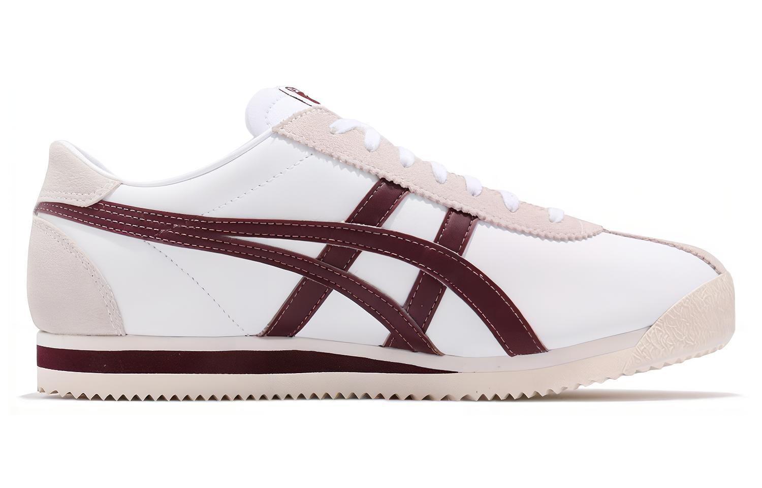Onitsuka Tiger Corsair Comfortable Slip Resistant Abrasion Resistant Low top Casual Running Shoes Unisex White Red