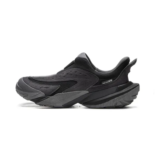 Li Ning Outdoor CF Tracing Cushioning Rebound Low top Outdoor Shoes Unisex Gray Black