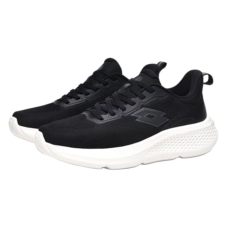 LOTTO Slip Resistant Abrasion Resistant Low top Running Shoes Women’s Black White