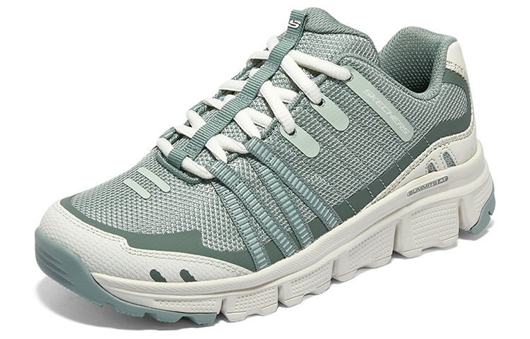 Skechers Summits At Lace Up Wear resistant And Lightweight Low top Outdoor Shoes Women’s Green
