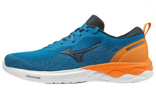 Mizuno Wave Revolt Comfortable Textile, Synthetic Leather Slip Resistant, Abrasion Resistant, Breathable Low top