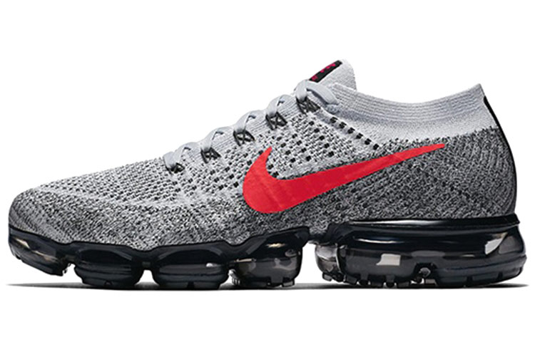 Мужские кроссовки Nike Nike AIR VAPORMAX Platinum Red Black (черныйсерыйкрасный)