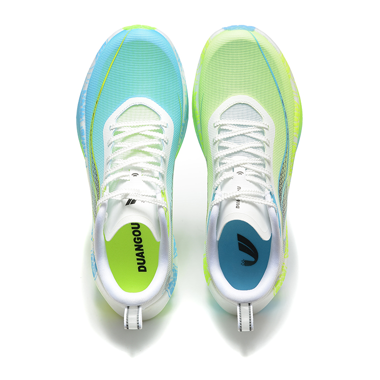 DUANGOU Cushioning Slip Resistant Abrasion Resistant Lightweight Low top Marathon Running Shoes Unisex