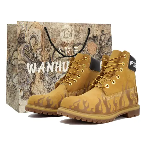 Timberland PREMIUM Waterproof Slip Resistant Short Outdoor Boots Women's Yellow