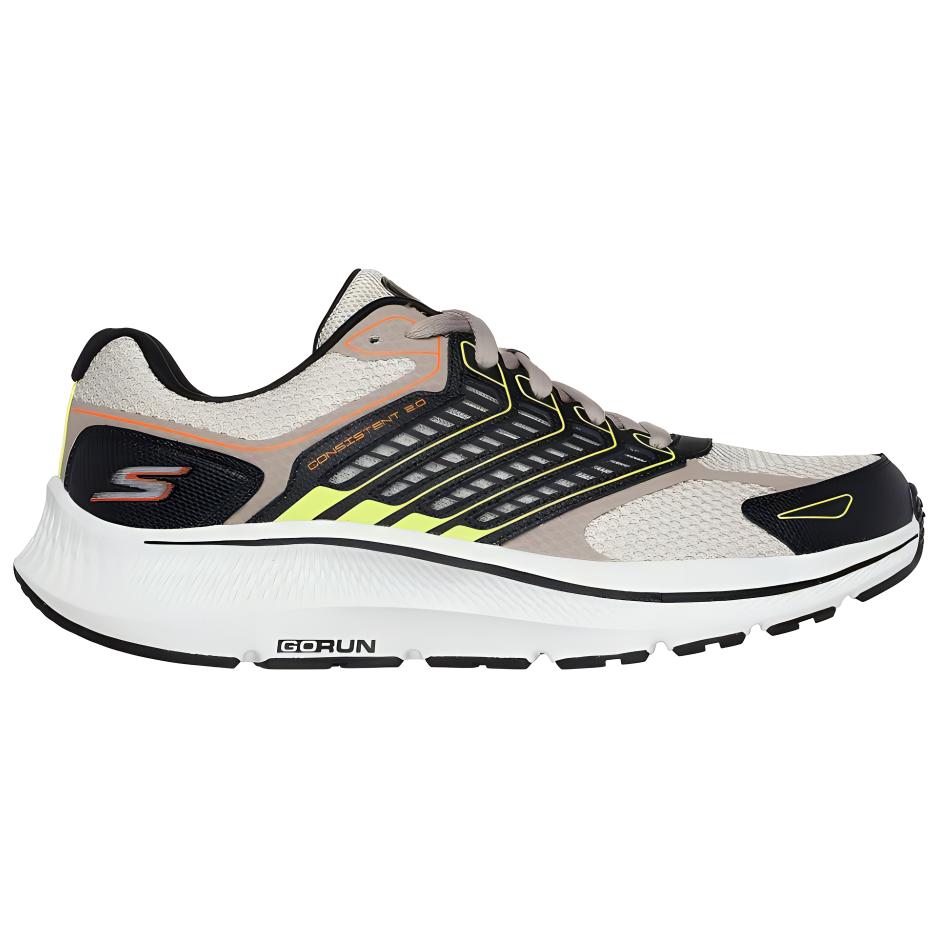 Skechers Go Run Consistent 2.0 Abrasion Resistant Low top Running Shoes Men’s Ecru