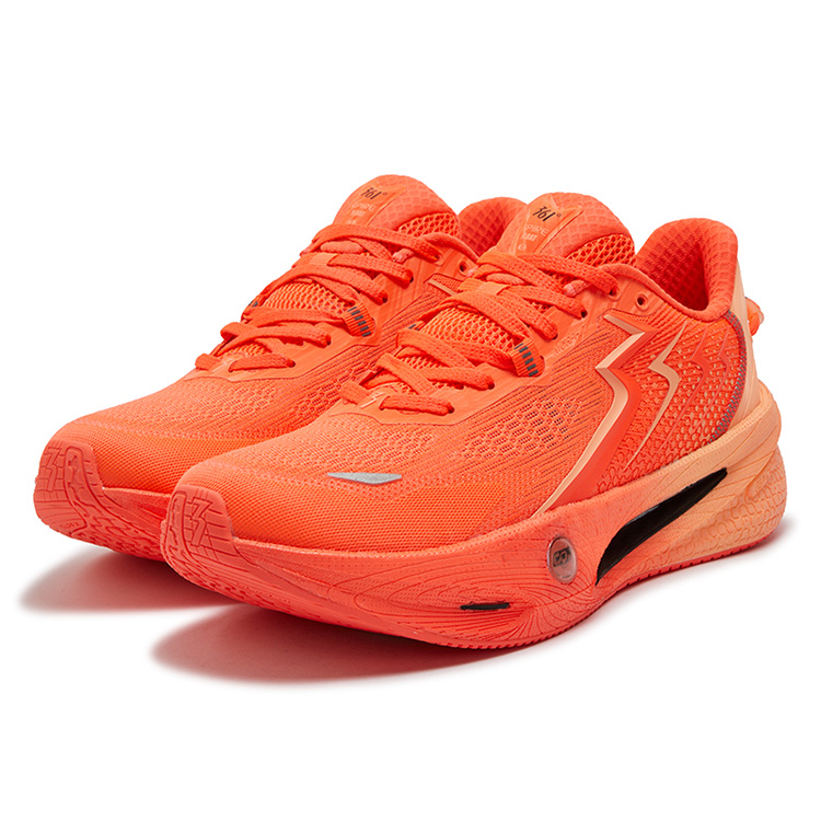 361° Slip Resistant, Abrasion Resistant, Rebound Low top Carbon Plate Casual Sprint Running Shoes Men’s Orange