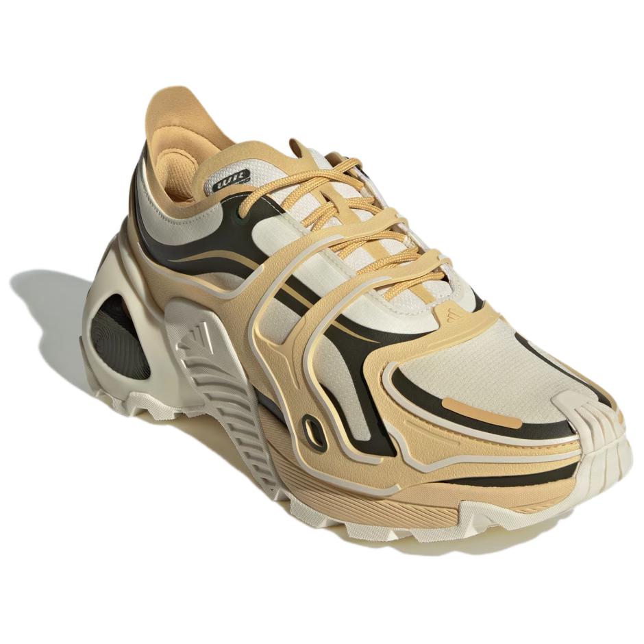 Adidas Wonder Runner Slip Resistant Abrasion Resistant Low top Running Shoes Unisex Beige Yellow