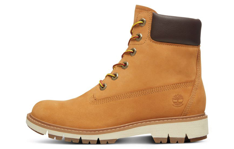 Timberland Lucia Way 6-inch outdoor casual waterproof mid-calf work boots, wheat color, women's style