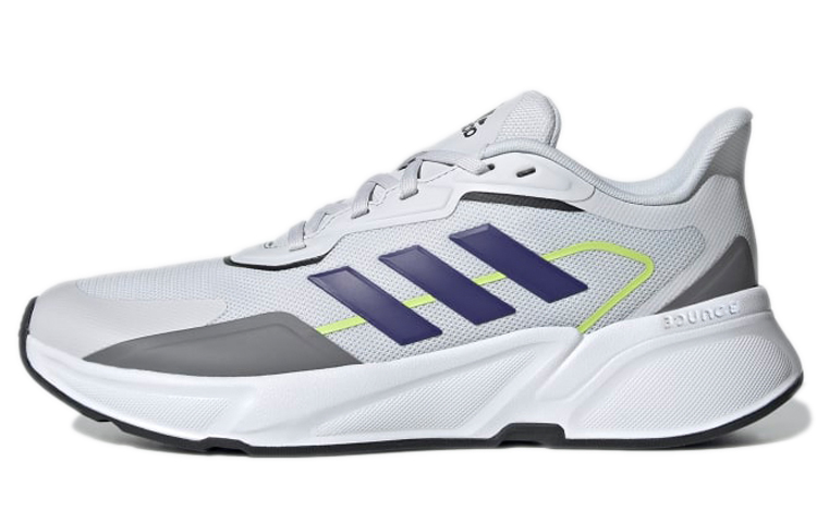 Adidas X9000l1 Comfortable Abrasion Resistant Slip Resistant Low top Running Shoes Men's White Gray Blue